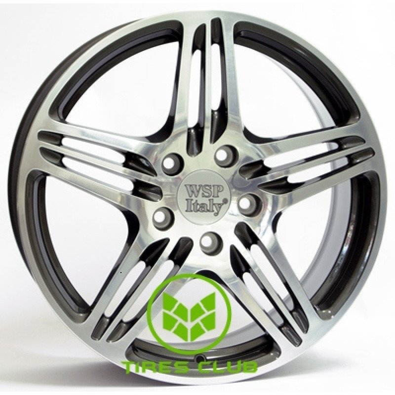 WSP Italy Porsche (W1050) Philadelphia 8,5x20 5x130 ET51 DIA71,6 (anthracite polished)