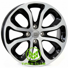 WSP Italy Citroen (W3403) Nimes 6x16 4x108 ET23 DIA65,1 (gloss black polished)