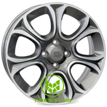 WSP Italy Fiat (W163) Evo 6x16 4x100 ET45 DIA56,6 (anthracite polished)
