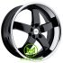 TSW Monarch 9,5x20 5x120 ET32 DIA72,6 (black polished lip)