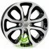 WSP Italy Citroen (W3403) Nimes 6x16 4x108 ET23 DIA65,1 (gloss black polished)