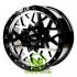Off Road Wheels OW1458 8,5x18 5x112 ET40 DIA66,6 (gloss black milling spoke chrome rivet)