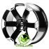 Replica Audi (A3384) 10x22 5x112 ET25 DIA66,6 (gloss black machined lip)