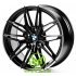 Replica BMW (B18492) 8x18 5x120 ET34 DIA72,6 (satin black lip polished)