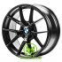 Replica BMW (B18614) 8x18 5x120 ET20 DIA72,6 (satin black lip polished)
