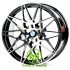 Replica BMW (B1966) 8x18 5x120 ET35 DIA72,6 (black machined face)