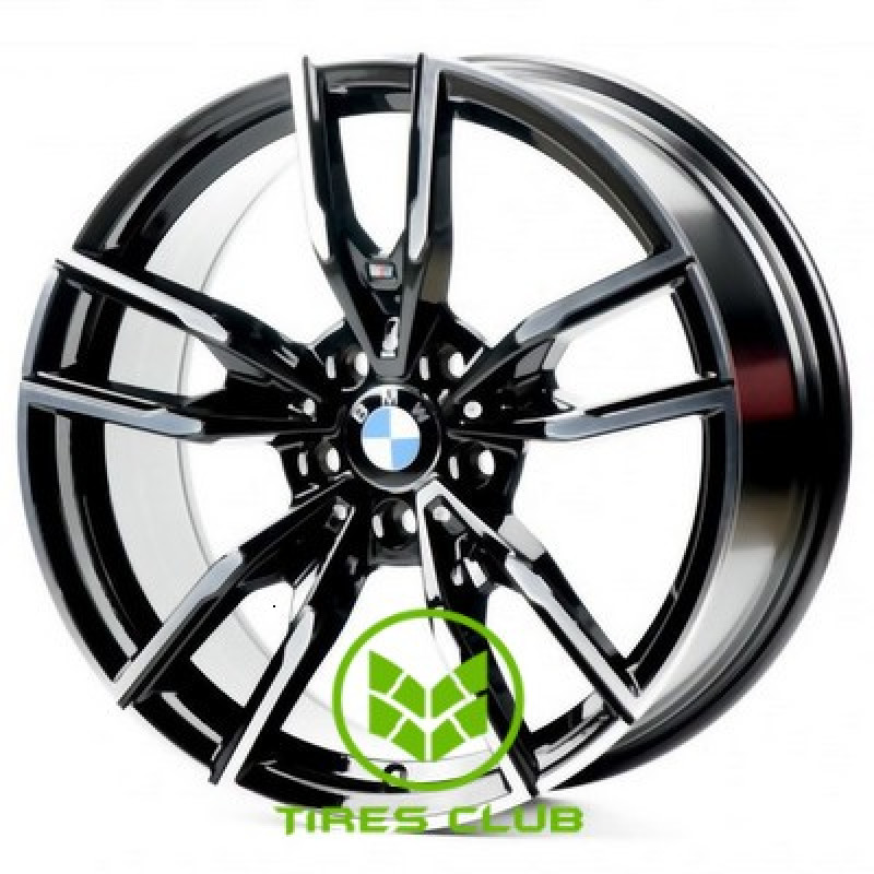 Replica BMW (B5478) 9x18 5x120 ET40 DIA72,6 (black machined face)