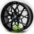 Replica BMW (ZT718) 9,5x19 5x120 ET35 DIA72,6 (matt black)