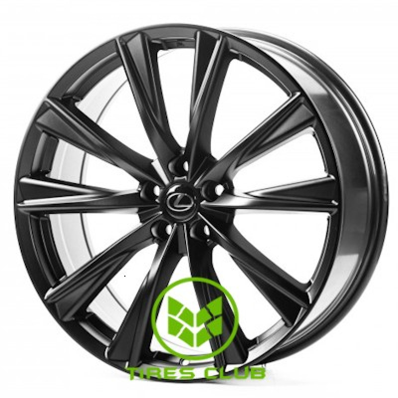 Replica Lexus (LX014) 8x21 5x114,3 ET40 DIA60,1 (satin black)