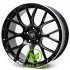 Replica Toyota (383) 8,5x19 5x114,3 ET40 DIA73,1 (satin black lip polished)