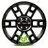 Replica Toyota (TY1174) 9x22 6x139,7 ET15 DIA106,1 (matt black painted)