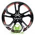 Replica Volkswagen (VV1525) 8x19 5x112 ET45 DIA66,6 (black machined)