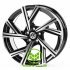Replica Volkswagen (VV5548) 7,5x17 5x100 ET35 DIA57,1 (gloss black machined face)