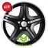 WSP Italy Mercedes (W775) Miyagi 9,5x20 5x130 ET50 DIA84,1 (dull black full polished)