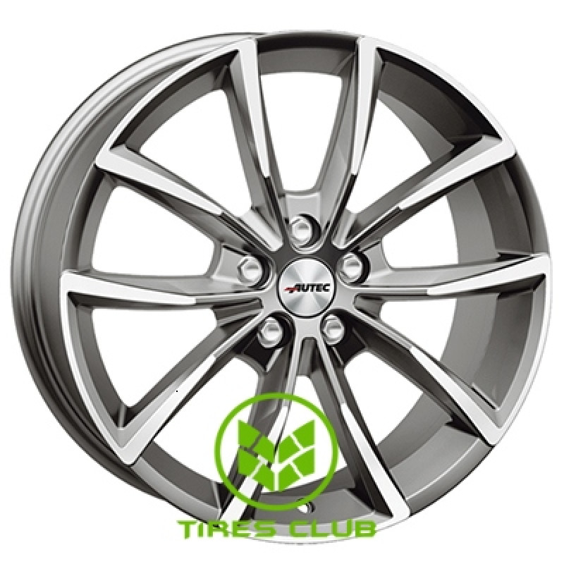 Autec Astana 8x18 5x108 ET42 DIA63,4 (titan silver polished)
