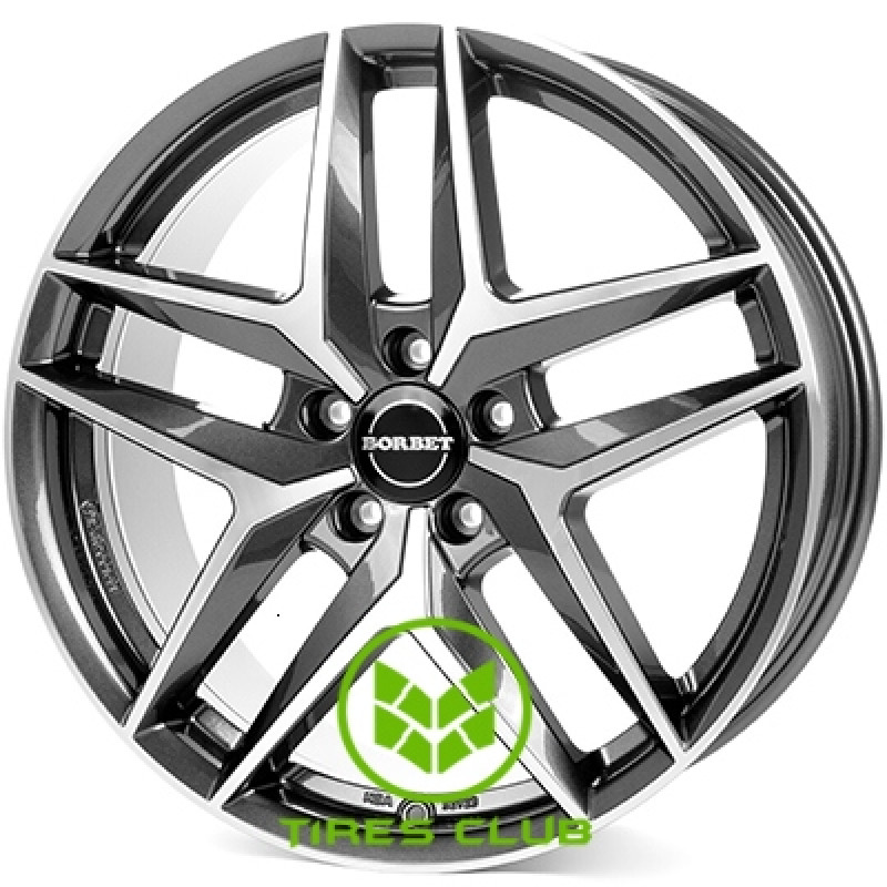 Borbet Z 7,5x17 5x112 ET40 DIA66,6 (dark grey matt)
