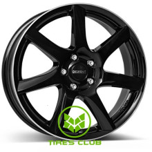 Dezent TW 6,5x16 4x108 ET46 DIA70,1 (black polished lip)