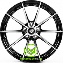 Flow Forming XF006 8x18 5x114,3 ET35 DIA73,1 (gloss black machined face)