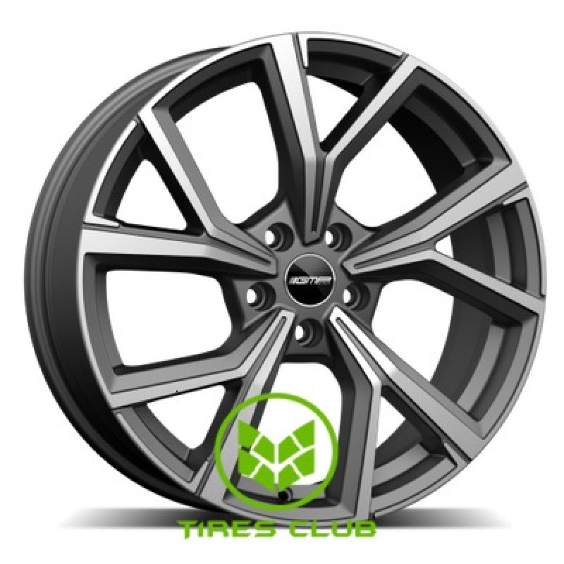 GMP Italia Mentor 7x17 5x108 ET42 DIA73,1 (black diamond)