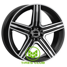 Mak Lewis-D 9,5x20 5x112 ET57 DIA66,6 (gloss black mirror ring)