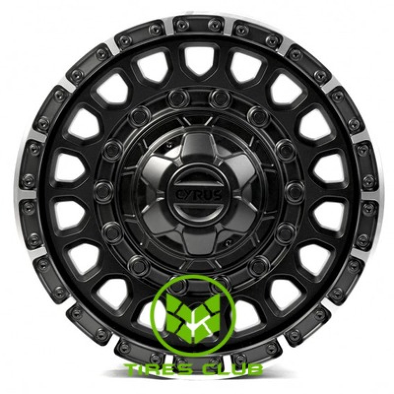 Off Road Wheels OW1705 8,5x17 5x150 ET0 DIA110,1 (matt black machined ring)