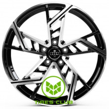 Replica Audi (A3207) 8,5x19 5x112 ET35 DIA66,6 (gloss black machined face)