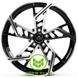 Replica Audi (A3207) 8,5x19 5x112 ET35 DIA66,6 (gloss black machined face)
