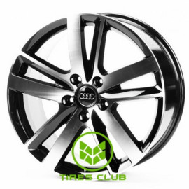 Replica Audi (A389) 9x20 5x130 ET60 DIA71,6 (gloss black machined face)