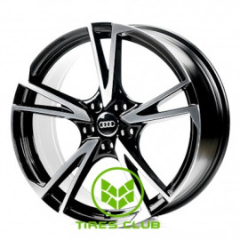 Replica Audi (A5156) 8,5x19 5x112 ET40 DIA66,6 (gloss black machined face)