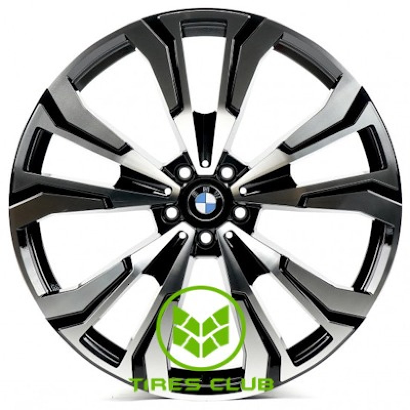 Replica BMW (B2901) 9,5x20 5x112 ET35 DIA66,6 (black machined face)