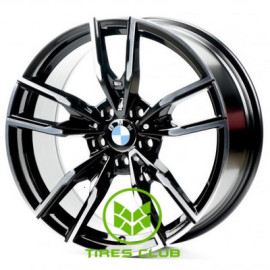 Replica BMW (B5478) 9x18 5x120 ET40 DIA72,6 (black machined face)