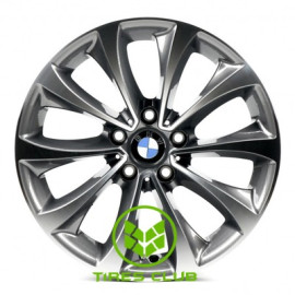 Replica BMW (B5525) 8x18 5x120 ET30 DIA72,6 (gloss graphite machined face)