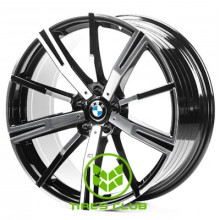 Replica BMW (B651) 9,5x20 5x112 ET40 DIA66,6 (gloss black machined face)