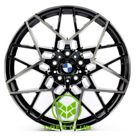 Replica BMW (B972) 8,5x20 5x120 ET35 DIA72,6 (black machined face)