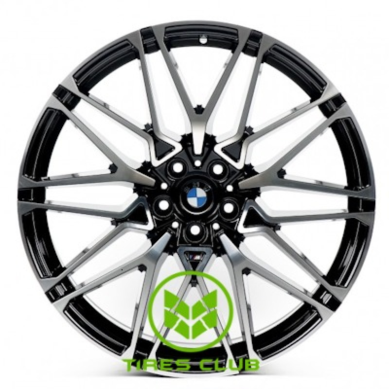 Replica BMW (B996) 9,5x19 5x112 ET35 DIA66,6 (black machined face)