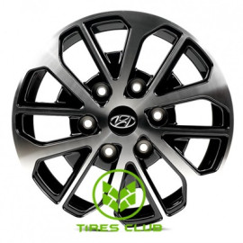 Replica Hyundai (HND6128) 6,5x16 6x139,7 ET56 DIA92,5 (gloss black machined face)