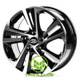 Replica Hyundai (HND852) 7x17 5x114,3 ET45 DIA67,1 (gloss black machined face)