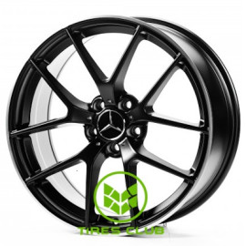 Replica Mercedes (MR164) 8x19 5x112 ET34 DIA66,6 (satin black lip polished)
