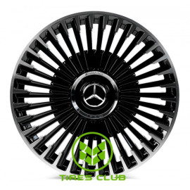 Replica Mercedes (MR283) 9,5x20 5x112 ET40 DIA66,6 (black machined face)