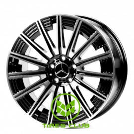 Replica Mercedes (MR3176) 9,5x19 5x112 ET45 DIA66,6 (black machined face)