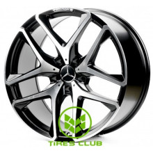 Replica Mercedes (MR5528) 10x21 5x130 ET33 DIA84,1 (satin black machined face)