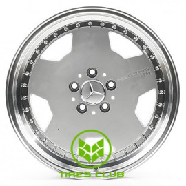 Replica Mercedes (MR5852) 9x18 5x112 ET30 DIA66,6 (silver lip polished)