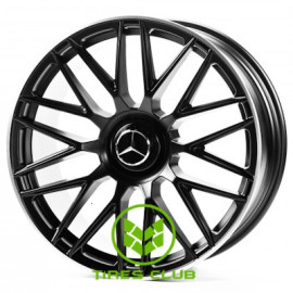 Replica Mercedes (MR811) 8,5x20 5x112 ET34,5 DIA66,6 (satin black lip polished)