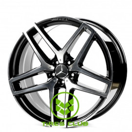 Replica Mercedes (MR001-05) 10x21 5x112 ET52 DIA66,6 (black machined face) Replica Mercedes (MR001-05) 10x21 5x112 ET52 DIA66,6 (black machined face)