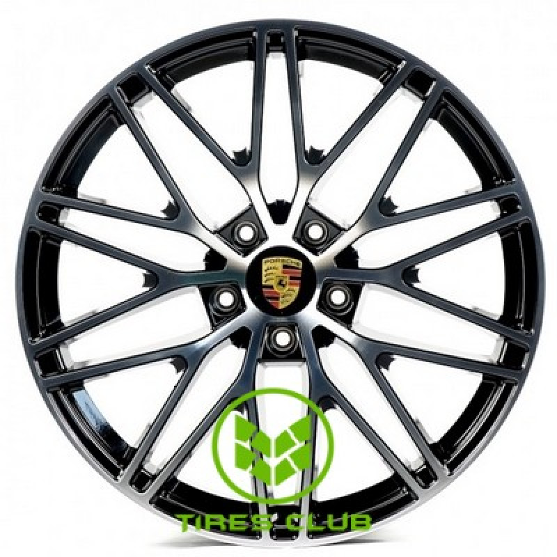 Replica Porsche (PR3082) 9,5x21 5x130 ET46 DIA71,6 (black machined face)
