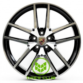 Replica Porsche (PR590) 9x20 5x112 ET26 DIA66,6 (gloss black machined face)