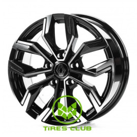 Replica Renault (RN16815) 6,5x16 5x114,3 ET38 DIA66,1 (gloss black machined face)