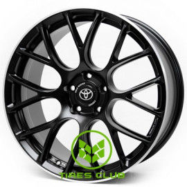 Replica Toyota (383) 8,5x19 5x114,3 ET40 DIA73,1 (satin black lip polished)