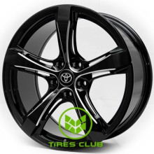 Replica Toyota (KS09) 8x18 5x114,3 ET35 DIA73,1 (gloss black milling spokes)