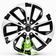 Replica Toyota (TY1507) 8,5x20 6x139,7 ET25 DIA110,1 (gloss black machined face)